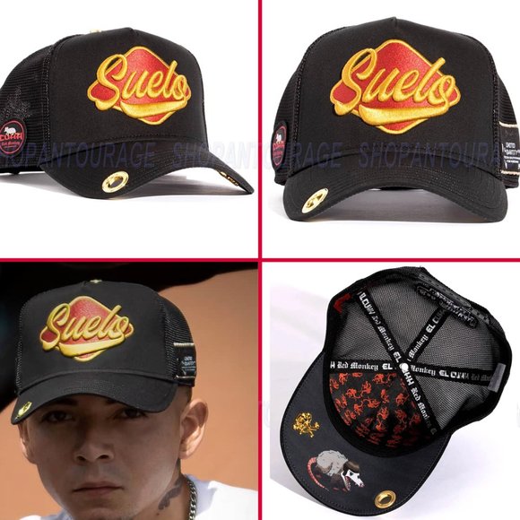 Red Monkey Hat Bundle #2 of 6 Limited Edition Unisex Trucker Cap Hats - Picture 2 of 7